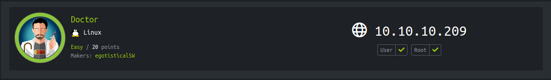 Hackthebox - Doctor image