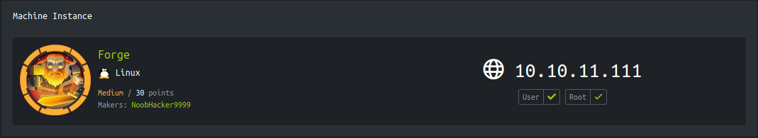 Hackthebox - Forge image