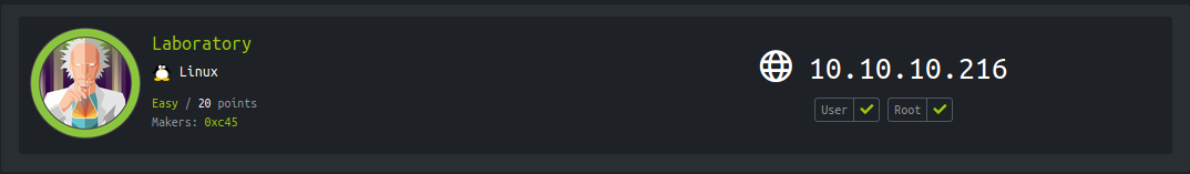Hackthebox - Laboratory image