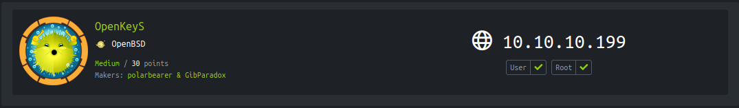 Hackthebox - OpenkeyS image