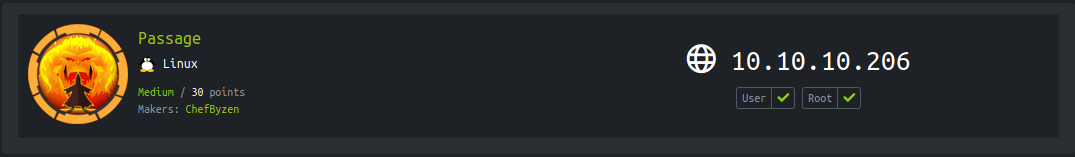 Hackthebox - Passage image